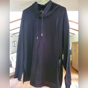 Large black maternity/nursing sweatshirt